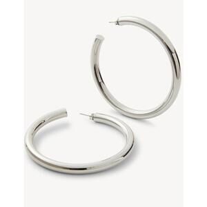 NEW MACHETE women's perfect hoops earrings in silver